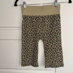 bike shorts + matching sports bra